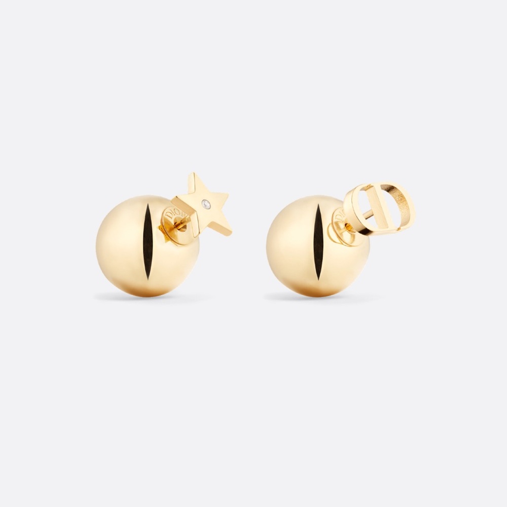 Dior Gold and Silver Tribales Earrings